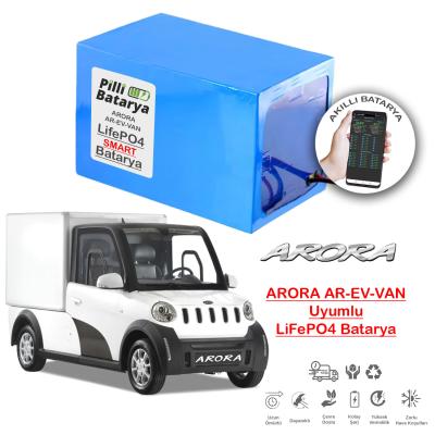 Arora AR-EV-VAN Elektrikli Araba Bataryası 72 Volt 90 Amper Smart LiFePO4 Batarya
