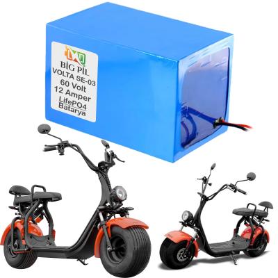 Volta SE-03 60 Volt 12 Amper LiFePO4 Batarya