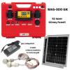 Bag-300TGK Güneş Panelli Taşınabilir Solar Güç İstasyonu (TAM Sinüs) Kırmızı